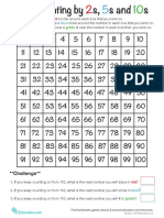 Skip Counting Chart