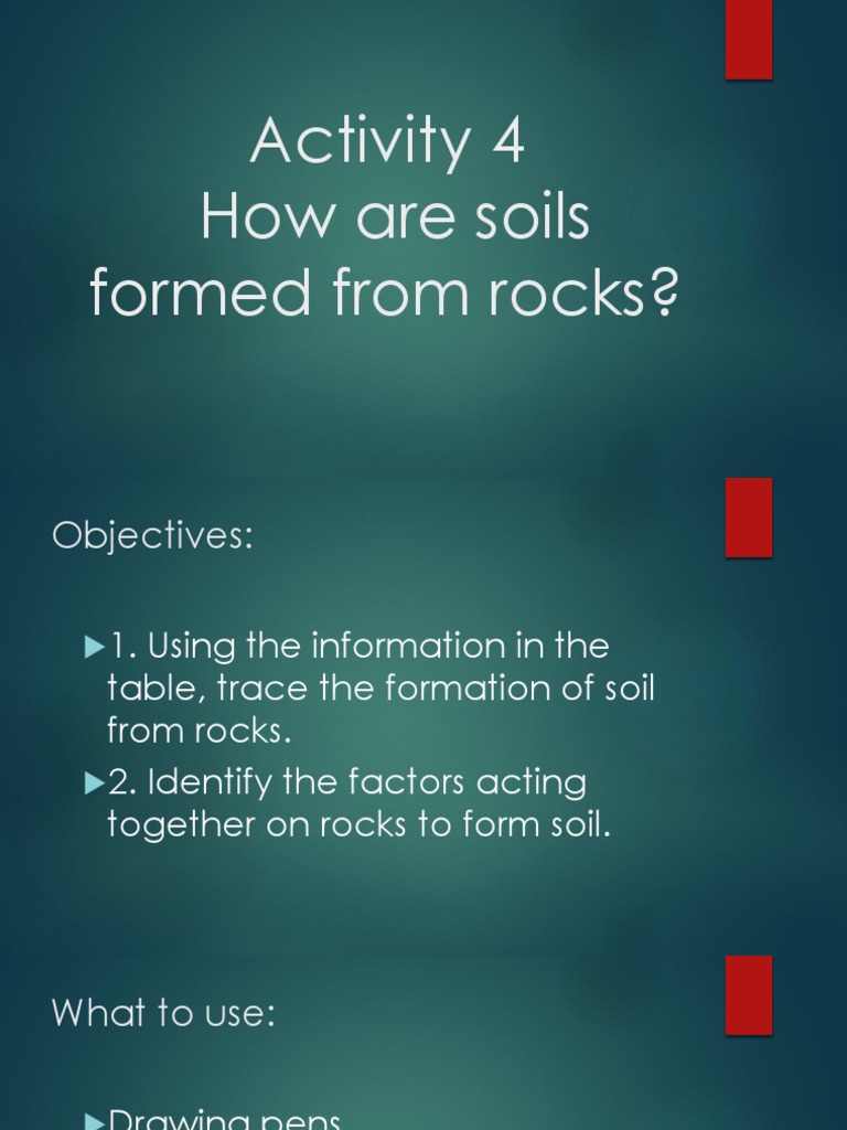 Activity 4 Soil Formation PDF