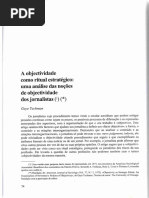 GAYE, Tuchman. A objectividade como ritual estratégico