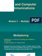 Data and Computer Communications: - Multiplexing