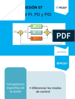 Control PI, PD y PID: Sesión 07