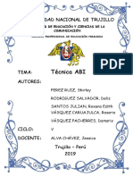 Técnica ABI: Universidad Nacional de Trujillo