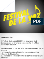Festival de La Voz (Presentación)