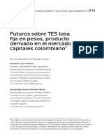 Futuros Sobre TES Tasa Fija en