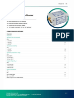 HCD210 HCD210: High Frequency Chassis Mounted High Frequency Chassis Mounted OCXO With Sine Output OCXO With Sine Output