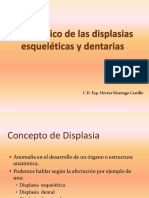 Diagnóstico de Las Displasias Esqueléticas y Dentarias