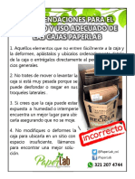 Recomendaciones para El Cuidado de Cajas