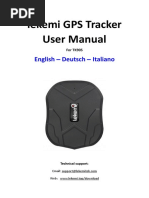 Lekemi GPS Tracker User Manual: English - Deutsch - Italiano