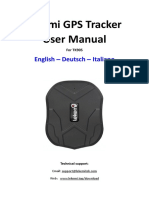 Lekemi GPS Tracker User Manual: English - Deutsch - Italiano