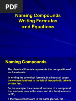 Naming Compounds