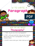How To Write A Paragraph