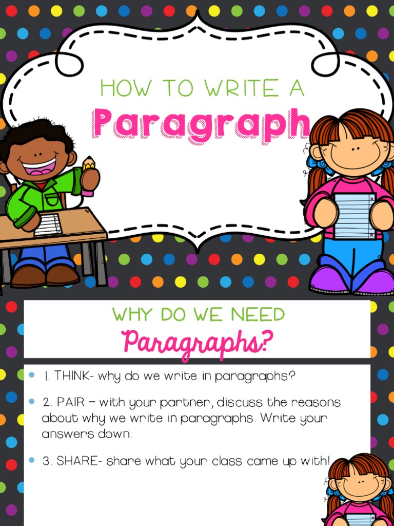 How To Write A Paragraph | PDF