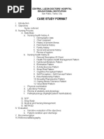 Case Study Format: Central Luzon Doctors' Hospital Educational Institution