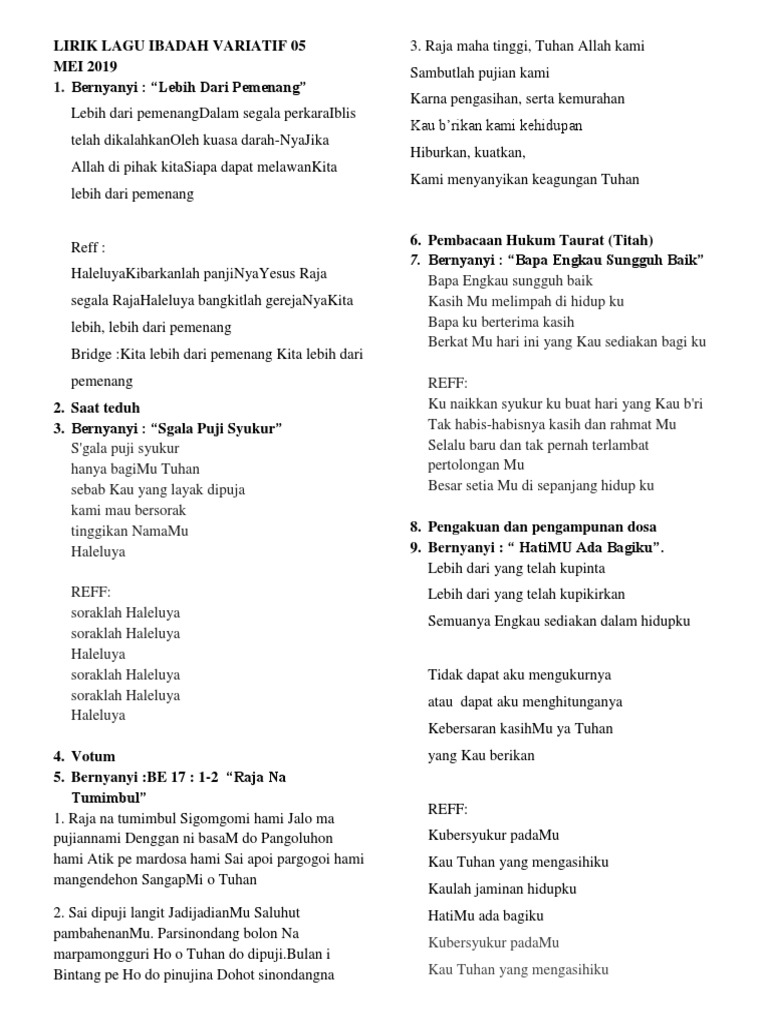 Lirik Lagu 05 Mei Benar 2019