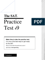 PDF Sat Practice Test 9