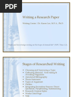 Writing a Research Paper PPT