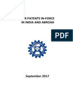 Csir Patents in Force Sept 2017