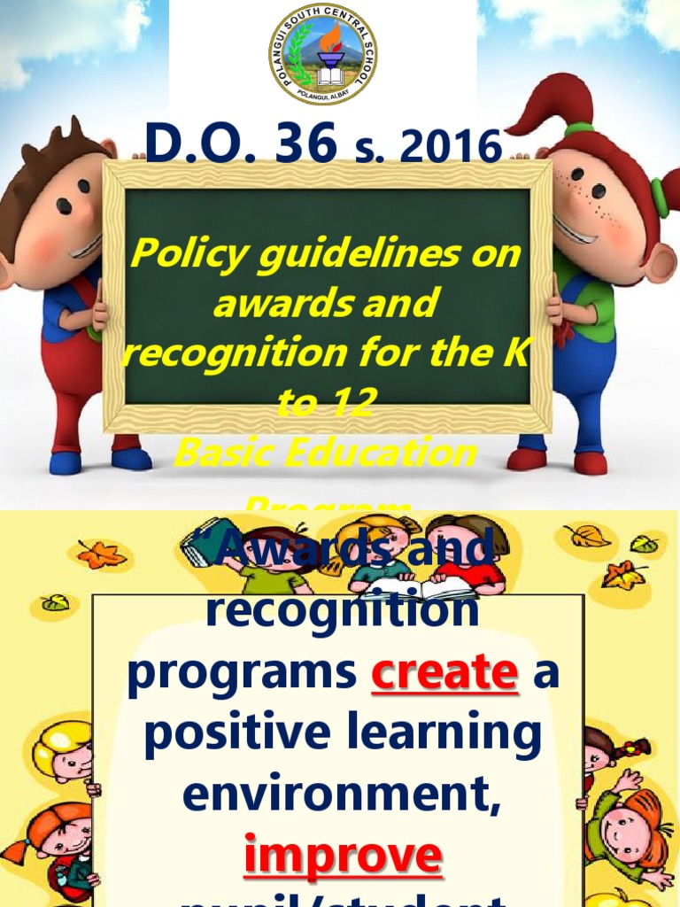 Deped Order No. 36 2013