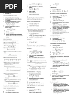 Chaeat Sheet Econometrics