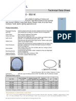 ASFL Series Technical Data Sheet LED Flood Light 400 - 550 W