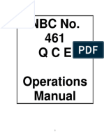 NBC No. 461 QCE Manual of Operations