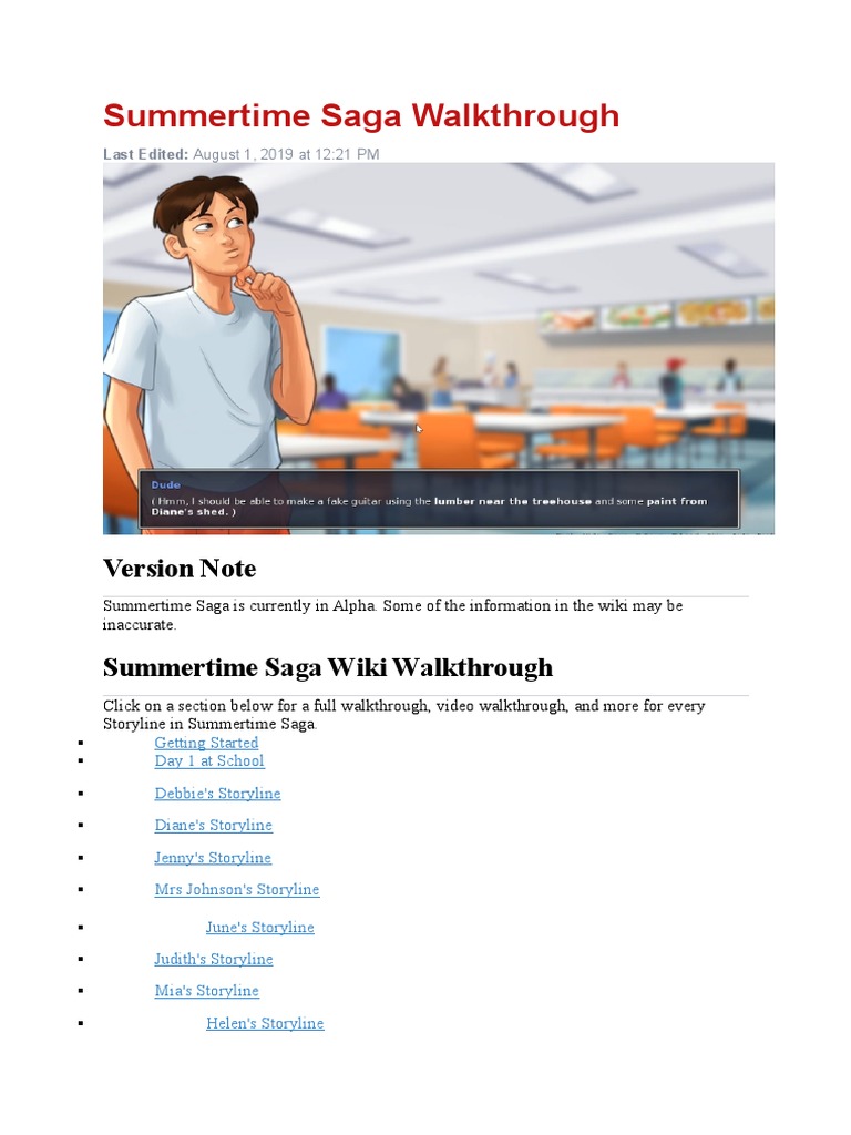 Summertime Saga Wiki