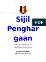 SIJIL Penghargaan