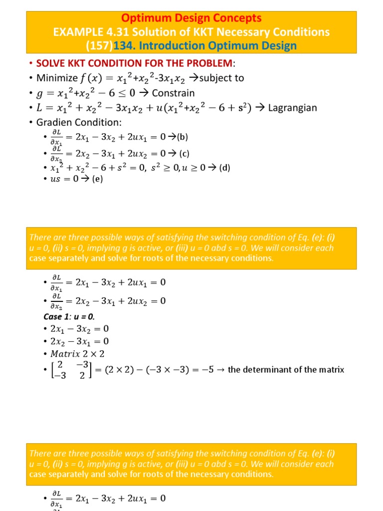 TUGAS 3 Optimum Design Problem Formulation | PDF | Mathematical ...