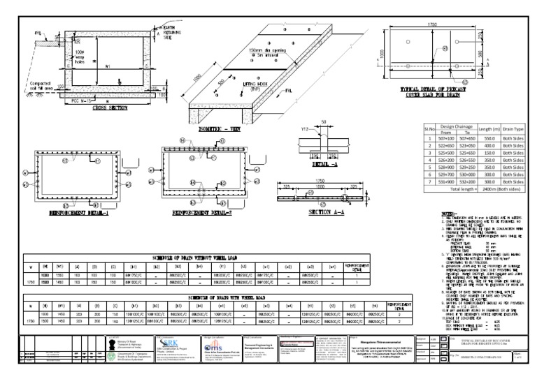 RCC Drain Cover Design Details | PDF | Business