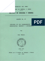 Geología de los cuadrángulos de Andahuaylas, Abancay y Cotabambas