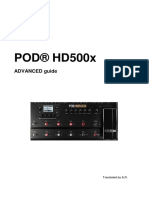 Manuale POD HD500X