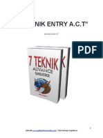 "7 Teknik Teknik Entry A.C.T" A.C.T": Mohd Nasyit