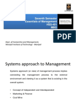 Seventh Semester Essentials of Management HSS-401 MBO