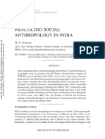 Practicing Social Anthropology in India: M. N. Srinivas