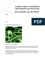 Wabah Penyakit Legionella