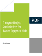 IT Integrated Project/ Solution Delivery and Business Engagement Model