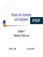 Physics For Scientists and Engineers: Newton's Third Law