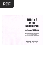 100 To 1 in Stock Market | PDF
