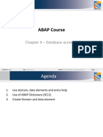 ABAP Course - Chapter 4 Database Accesses Ver 2