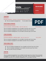 Business Style Resume