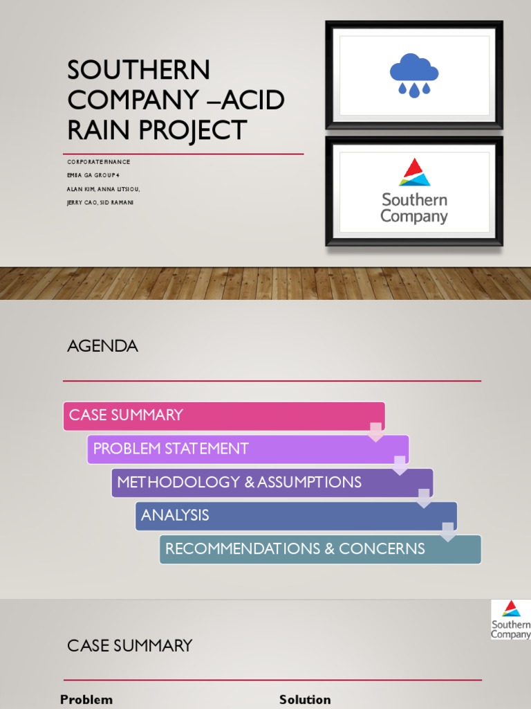 Group 4 SC-Acid Analysis Presentation | PDF | Net Present Value ...