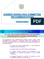 Koneru Ranga Rao Committee Recommendations PDF