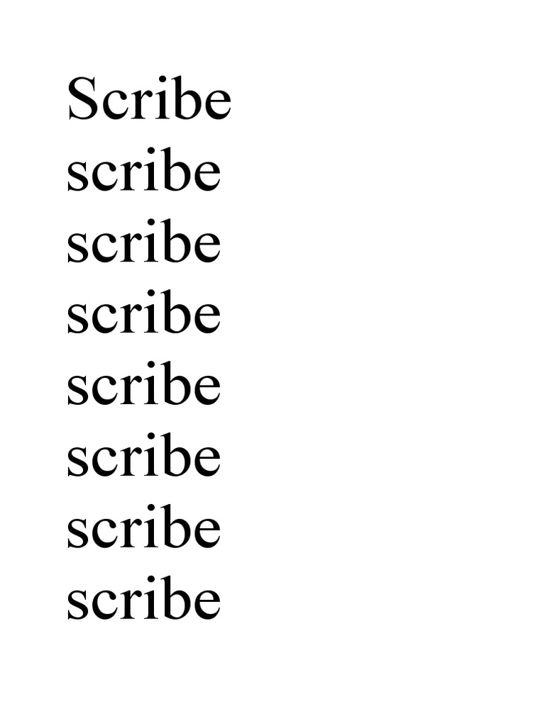 Scribe Scribe Scribe Scribe Scribe Scribe Scribe Scribe | PDF