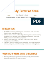 Case Study - Patent On Neem