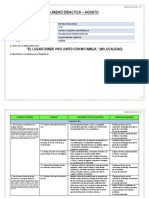 Unidad de Aprendizaje 2° A - Agosto