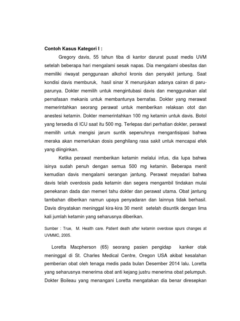 Contoh Medication Error | PDF