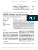 Open innovation and its effects on economic and sustainability innovation performance | Elsevier Enhanced Reader