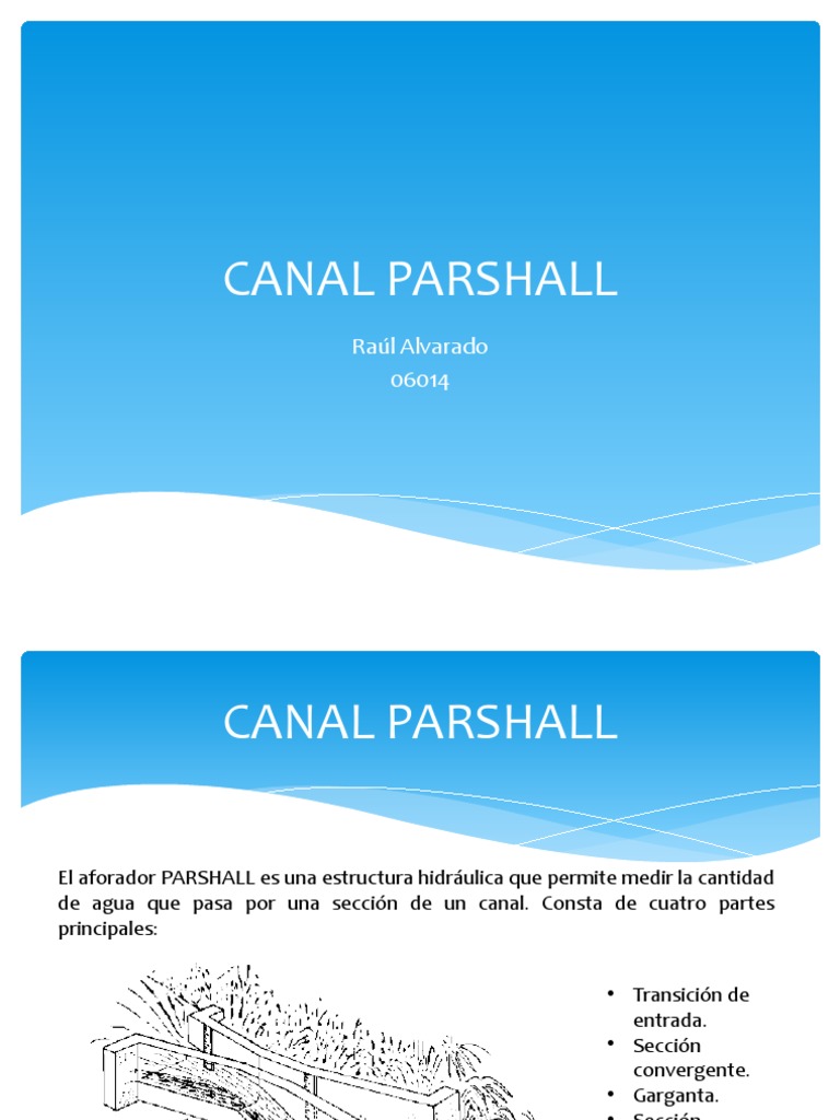 Canal Parshall PDF
