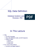 06 DBMS SQL Data Definition