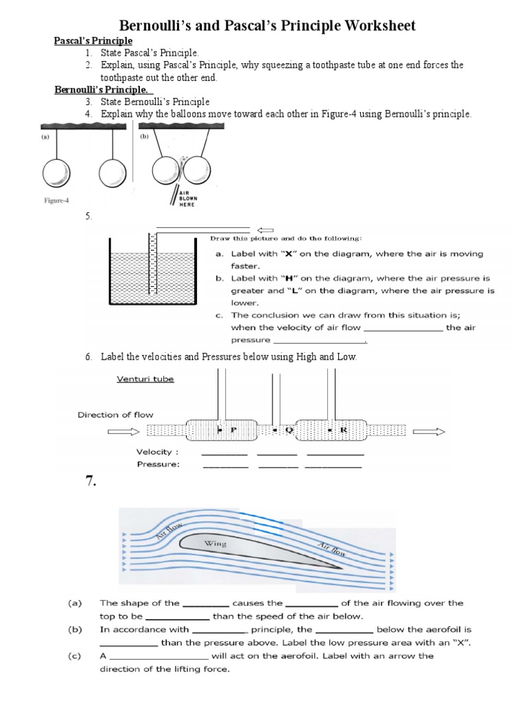 Bernoulli and Pascal Worksheet 1 | PDF